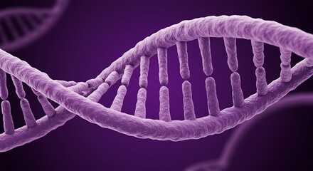 Purple Helix: Code of Life AI Generated
