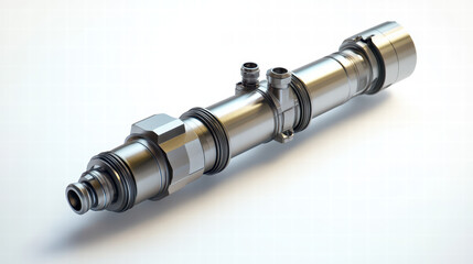 Precision Engineering: A close-up view of a meticulously crafted mechanical component, showcasing the intricate details and robust design. This image captures the essence of precision and durability.