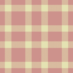 Elegant Soft brownish pink & Dusky beige Seamless Tartan Fabric Design