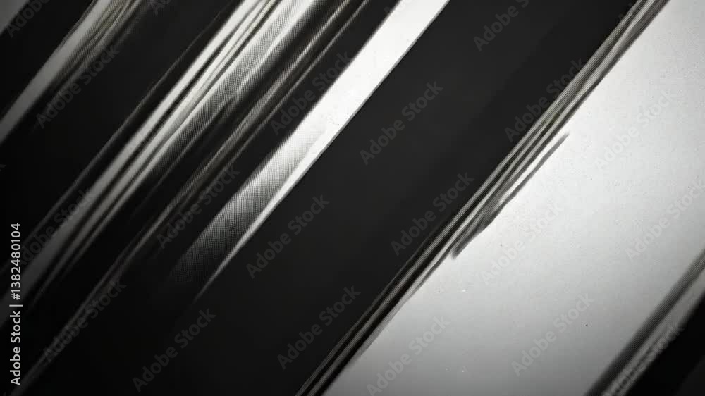 Poster monochrome abstract lines create dynamic visual rhythm generative ai