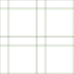Highland white and Dusty medium grey Seamless Tartan Fabric Design