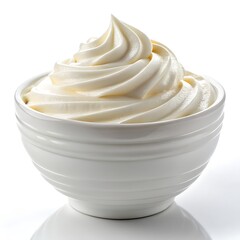bowl of cream, white sauces