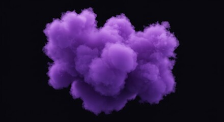 Fototapeta premium Amethyst Vapor Dreams AI Generated
