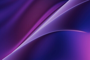 Abstract 3D rendering with smooth purple gradients and elegant curves
