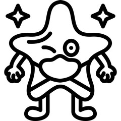 Mask Star Icon