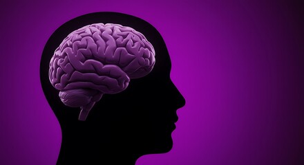 Obraz premium Purple Mind's Eye AI Generated