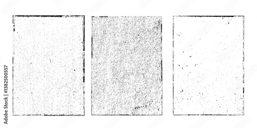Aufkleber grunge urban backgrounds set.texture vector.dust overlay distress grain ,simply place illustration o