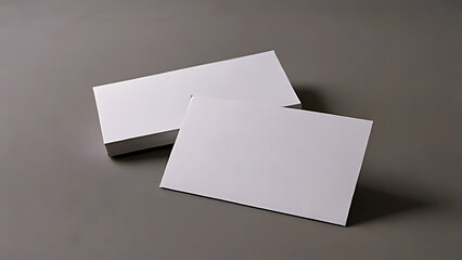 Blank business cards mockup