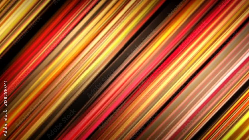Poster abstract technology lines pattern on red gradient background generative ai