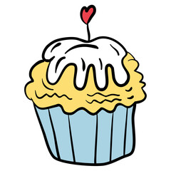 Valentines day icon set. Romantic Valentine's Day. 