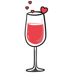 Valentines day icon set. Romantic Valentine's Day. 