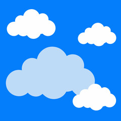 blue sky with clouds