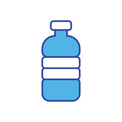 Fototapeta premium Water Bottle icon isolated on a white background. Vector illustration.