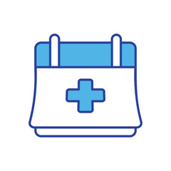 Obraz premium Calendar icon isolated on a white background. Vector illustration.