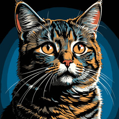 vector cat for design needs