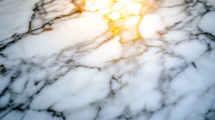 Elegant White and Gold Marble Texture Background