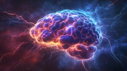 Energetic Brain in Cosmic Lightning