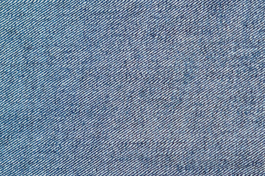 Blue jeans textile texture close-up