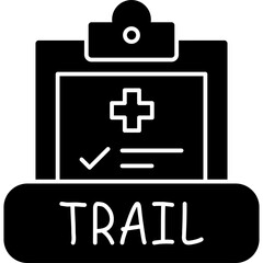 Obraz premium Trial Icon