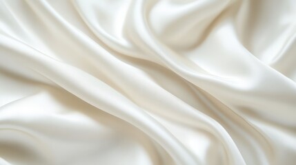 Soft White Wavy Texture Background By Generated AI