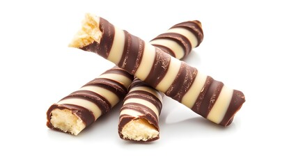 Chocolate-covered wafer sticks