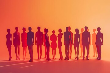 Diverse Group of People Standing Together11