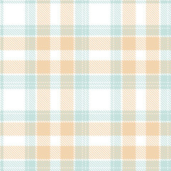 Elegant Traditional white & Cool light grey Seamless Tartan Fabric Design