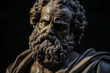 Fototapeta premium Democritus' influence on modern scientific thought.