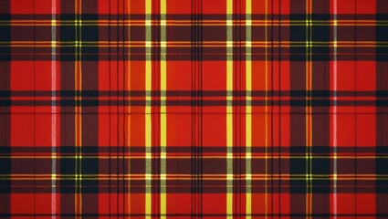 Obraz premium Pattern of Seamless Red Tartan