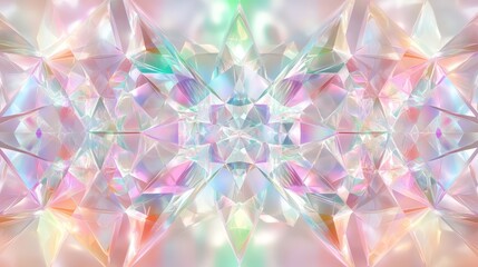 Pastel Geometric Triangle Pattern Background By Generated AI