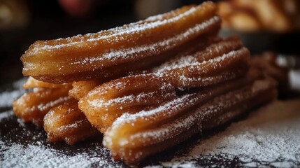 Enjoy Homemade Churros with Dipping Sauces