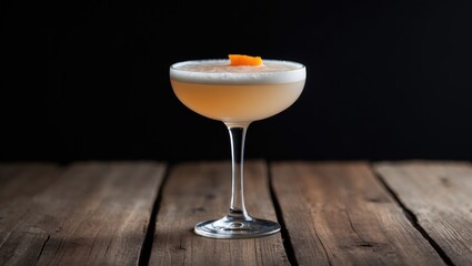 Refreshing Cocktail on a Surface