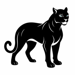 Obraz premium leopard cartoon isolated on white