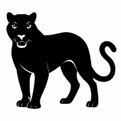 Obraz premium leopard cartoon isolated on white