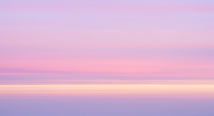 Fototapeta premium Pastel Sky Soft Pink Purple Orange Sunset Hues