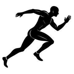 running man silhouette