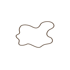 abstrack brown shape line