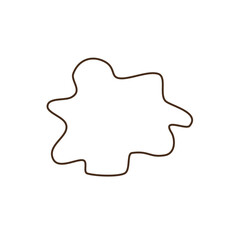 abstrack brown shape line