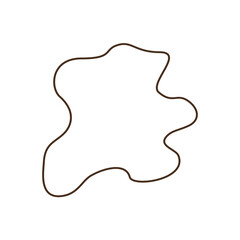 abstrack brown shape line