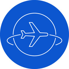 World globe line icon. Earth global country map sign. Travel internet globe set collection.