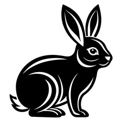 Obraz premium vector illustration of a rabbit