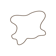 abstrack brown shape line