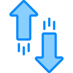 Up And Down Arrows Icon