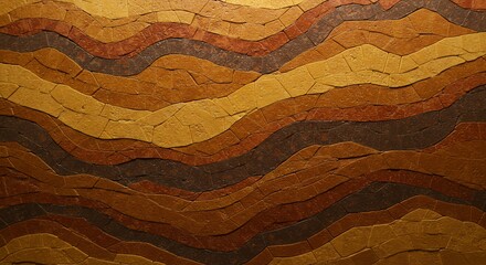Abstract Wavy Stone Mosaic Texture Background