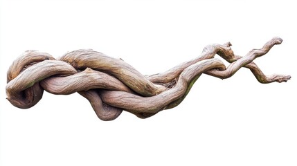 Obraz premium Intricate Twisted Vine Branch.