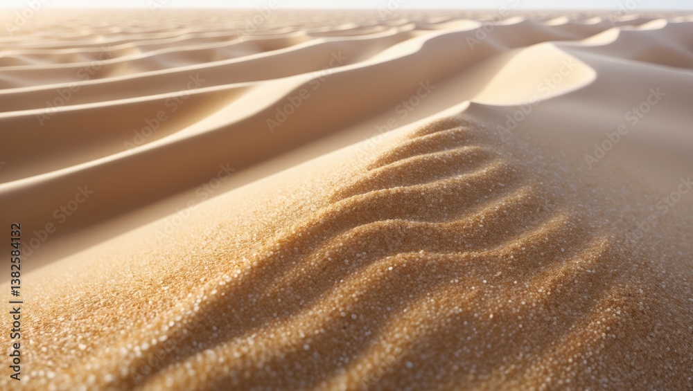 Aufkleber panorama of sand texture. top view of sandy beach background. natural sand stone texture backdrop. w