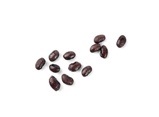 Black beans, cooked bean piles, baked legume, canned dark beans, rajma, Phaseolus vulgaris