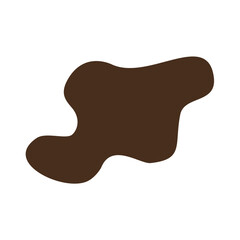 abstrack brown shape graphic design