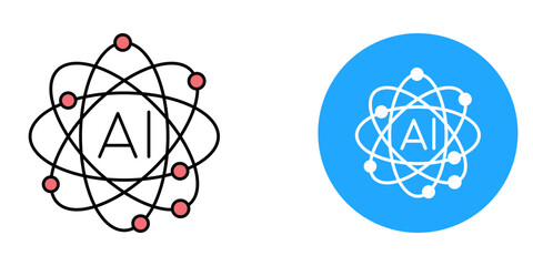 Data Science   Icon &ndash; Line & Glyph Style