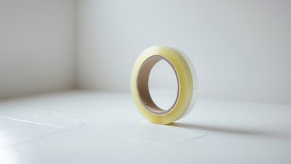 Packing tapes on a surface background